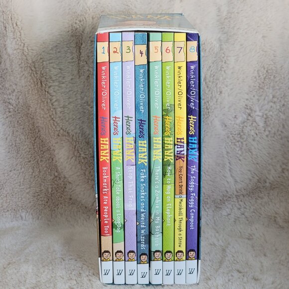 Here’s Hank The Collection Books 1-8 In Box Henry Winkler & Lin Oliver Dyslexia - Picture 2 of 6